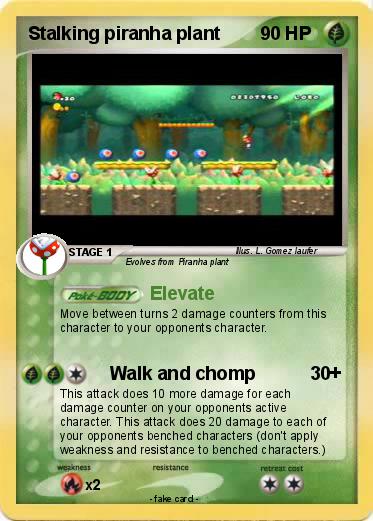 Pokemon Stalking piranha plant