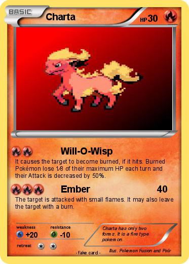 Pokemon Charta