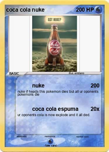 Pokemon coca cola nuke