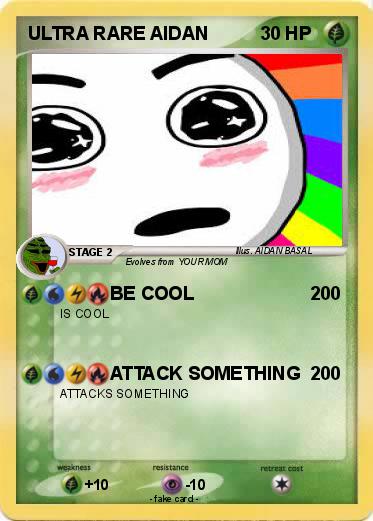 Pokemon ULTRA RARE AIDAN