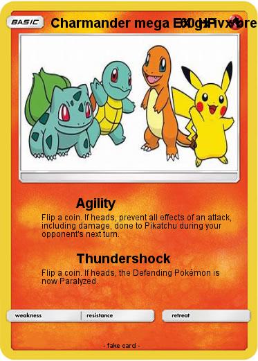 Pokemon Charmander mega EX gx ivx break