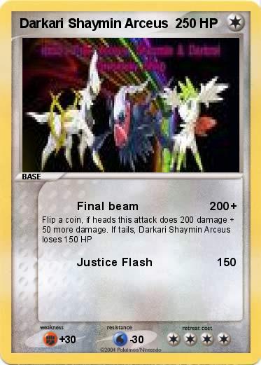 Pokemon Darkari Shaymin Arceus  2  