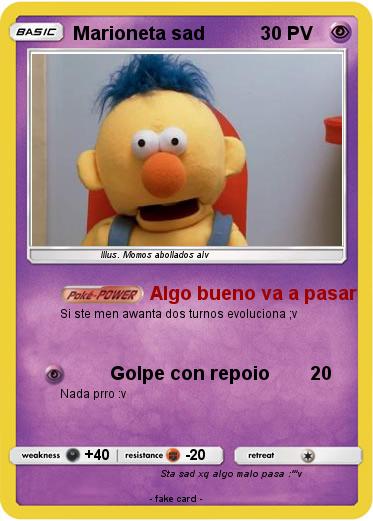 Pokemon Marioneta sad