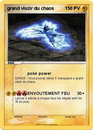 Pokemon grand viszir du chaos