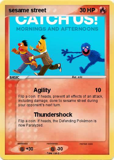 Pokemon sesame street