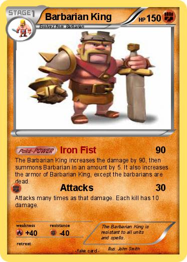 Pokemon Barbarian King