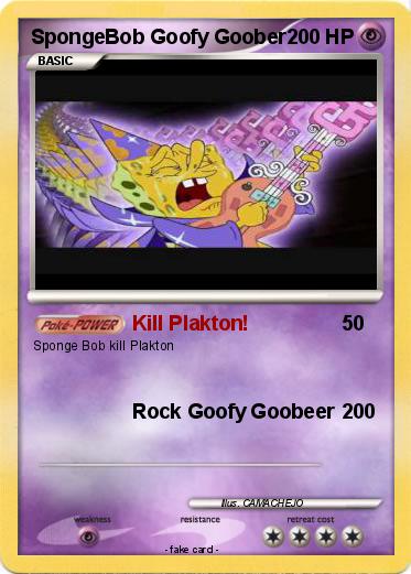 Pokemon SpongeBob Goofy Goober