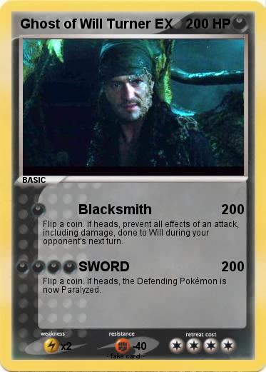 Pokemon Ghost of Will Turner EX