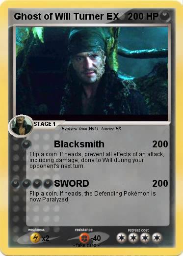 Pokemon Ghost of Will Turner EX