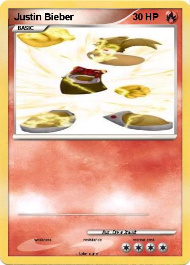 Pokemon Justin Bieber