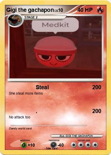 Pokemon Gigi the gachapon