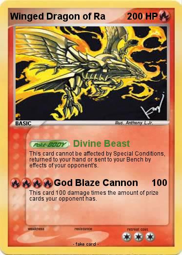 Pokemon Winged Dragon of Ra