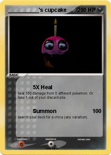 Pokemon __________'s cupcake