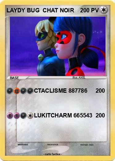 Pokemon LAYDY BUG  CHAT NOIR