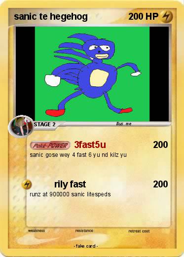 Pokemon sanic te hegehog