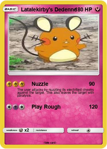 Pokemon Latalekirby's Dedenne