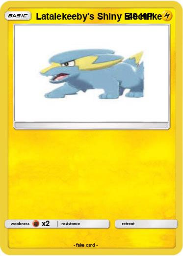 Pokemon Latalekeeby's Shiny Electrike