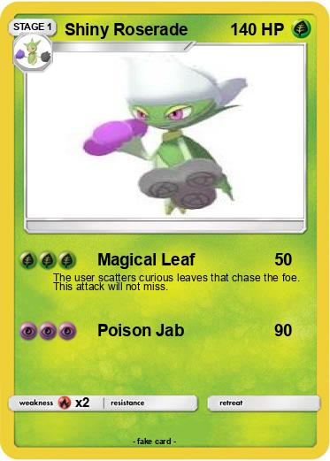Pokemon Shiny Roserade