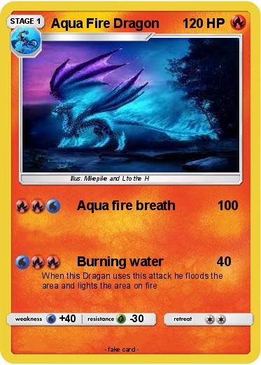 Pokemon Aqua Fire Dragon