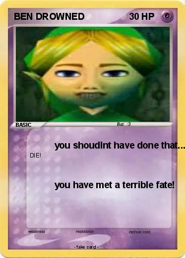 Pokemon BEN DROWNED