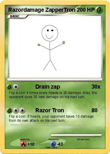 Pokemon Razordamage ZapperTron