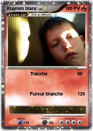 Pokemon Kuyrem blanc