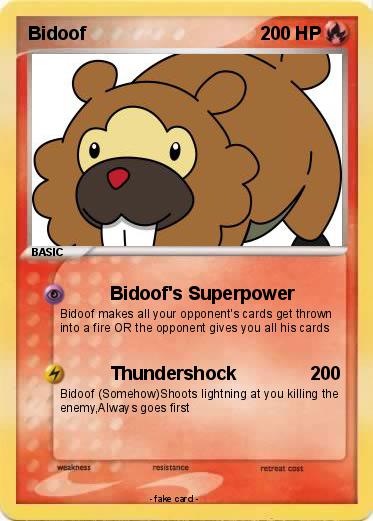 Pokemon Bidoof