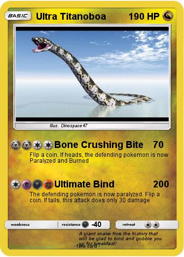 Pokemon Ultra Titanoboa