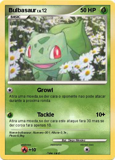Pokemon Bulbasaur