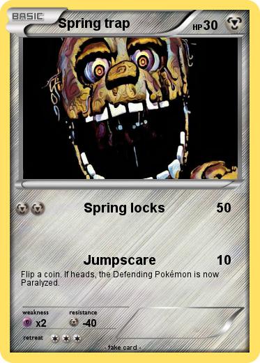 Pokemon Spring trap