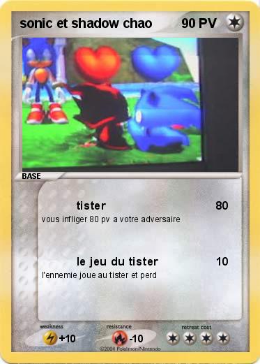 Pokemon sonic et shadow chao