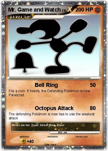 Pokemon Mr. Game and Watch