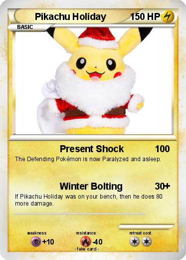 Pokemon Pikachu Holiday