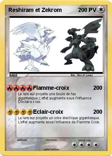 Pokemon Reshiram et Zekrom