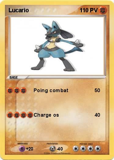Pokemon Lucario