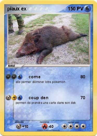 Pokemon piaux ex