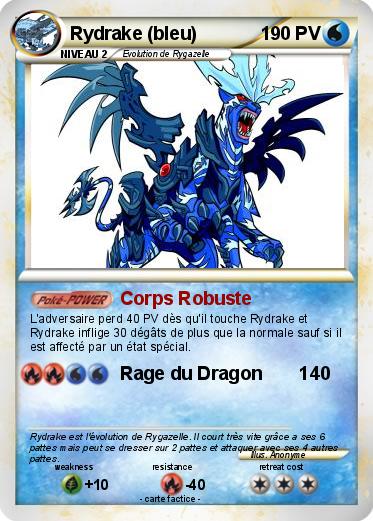 Pokemon Rydrake (bleu)