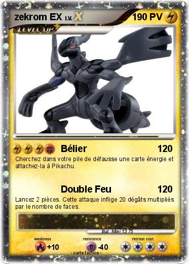 Pokemon zekrom EX