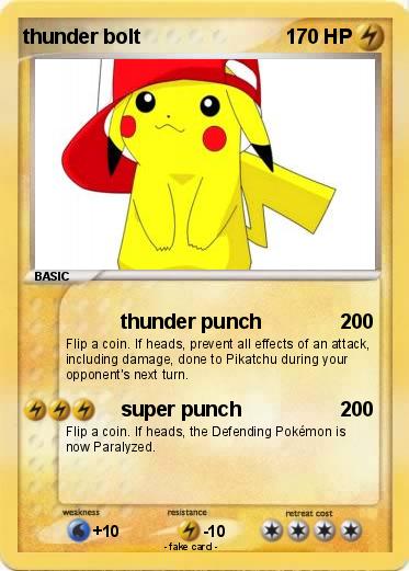 Pokemon thunder bolt