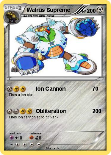 Pokemon Walrus Supreme