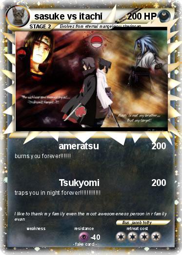 Pokemon sasuke vs itachi