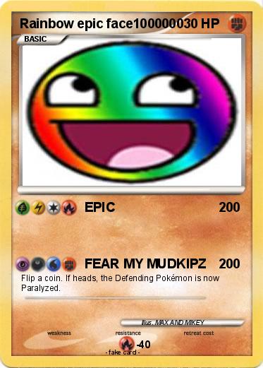 Pokemon Rainbow epic face1000000