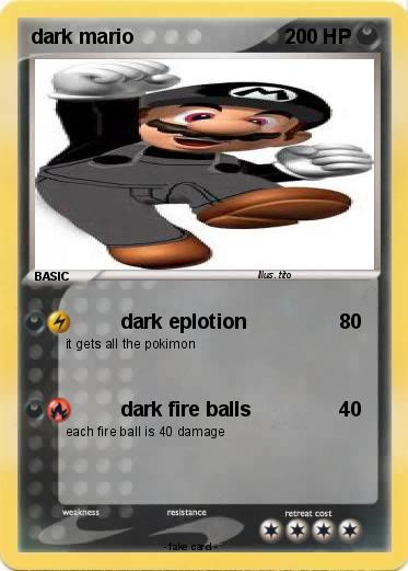 Pokemon dark mario