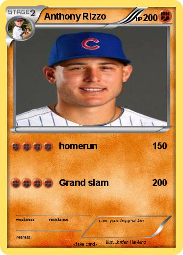 Pokemon Anthony Rizzo