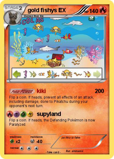 Pokemon gold fishys EX