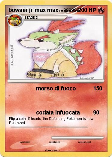 Pokemon bowser jr max max