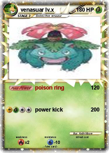 Pokemon venasuar lv.x