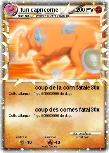 Pokemon furi capricorne