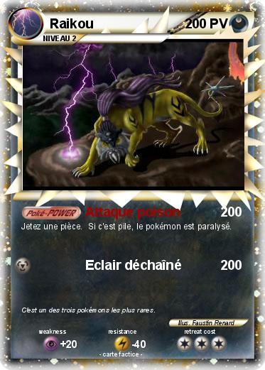 Pokemon Raikou
