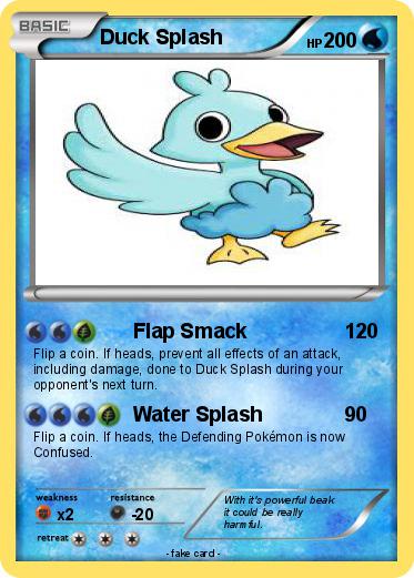 Pokemon Duck Splash